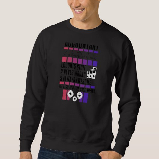 Sweatshirt Comptable des femmes Comptable Cool comptable comp (Devant)