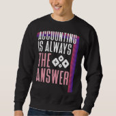 Sweatshirt Comptable pour femmes Comptable Cool Comptable 2 (Devant)
