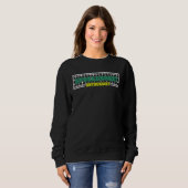 Sweatshirt Comptable sur tableur CPA Livre comptable amusant (Devant entier)