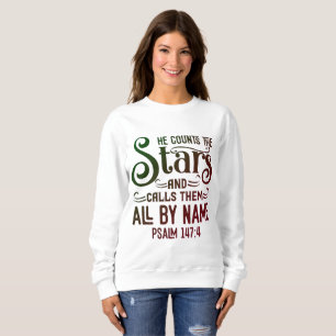 Sweatshirt Compte Les Étoiles Ps. 147:4