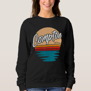 Sweatshirt Compton California Gangsta Rap California Retro B