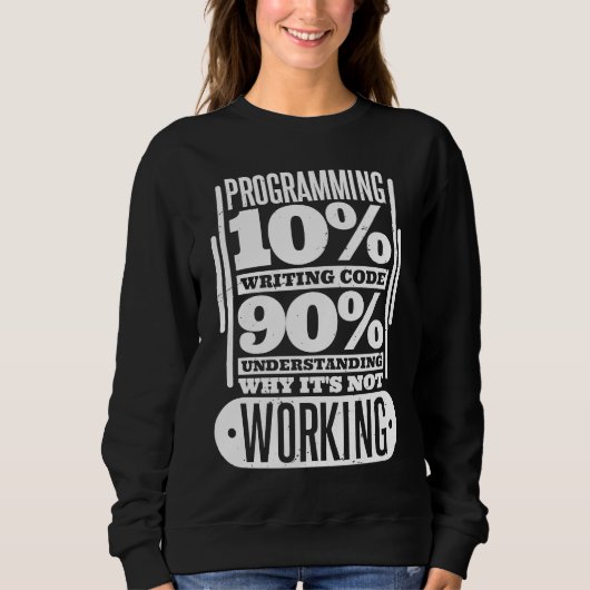 Sweatshirt Computer Coder for Code Programming Programmers  1 (Devant)