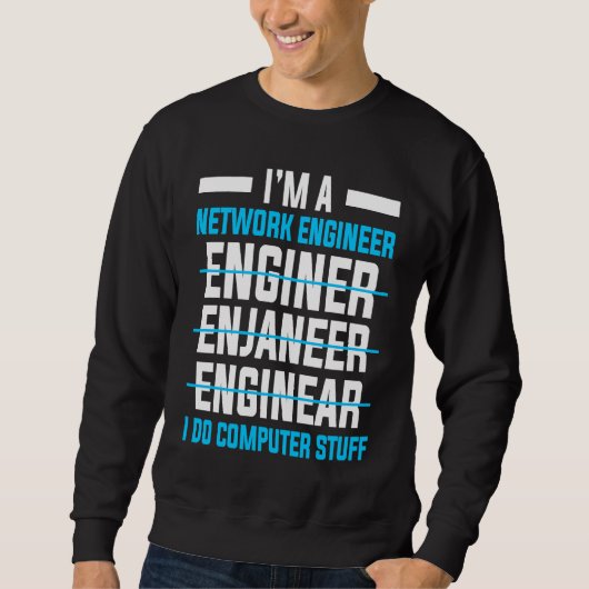Sweatshirt Computer Network Engineering Network Engineer (Devant)