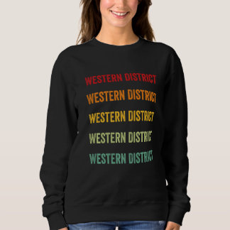Sweatshirt Comté du district occidental Rainbow Tex Samoa amé