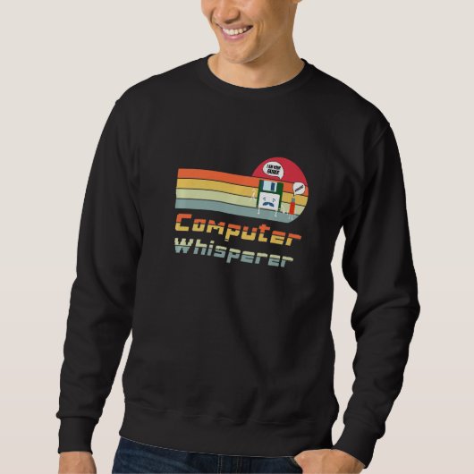 Sweatshirt Concepteur De Disquette Père & Son Programmeur Ou (Devant)