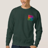 Sweatshirt Conception à deux côtés Ajouter logo de l'entrepri (Devant)