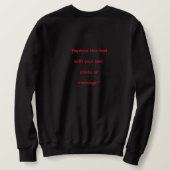 Sweatshirt Conception Abstraite de Vacances – Art de Fête (Design dos)