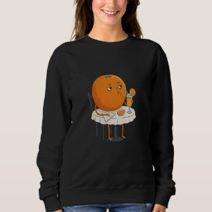 Sweatshirt Conception artistique humoristique de jus d'orange