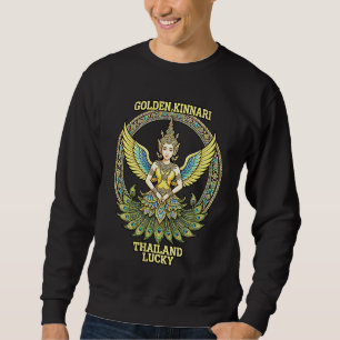 Sweatshirt Conception artistique vintage chanceuse de Kinnari