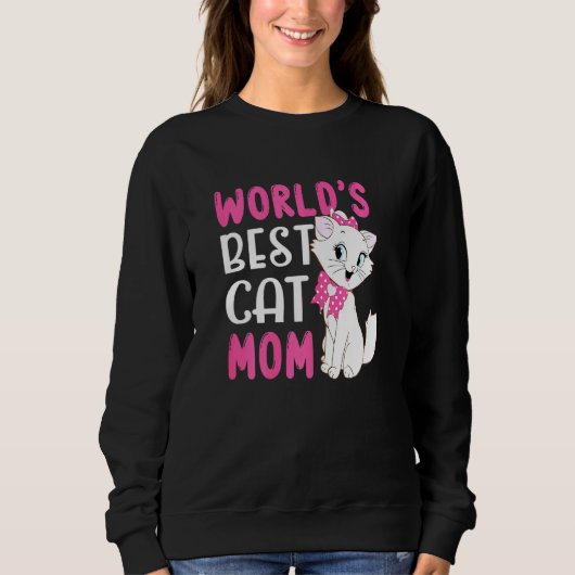 Sweatshirt Conception Cat Mom (Devant)