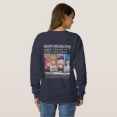 Sweatshirt Conception d'affiche d'équipe d'anime "Libérez vot (Dos entier)