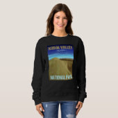 Sweatshirt Conception d'affiche du parc national de la vallée (Devant entier)