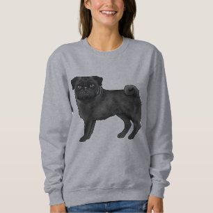 Sweatshirt Conception d'animal de race de chien Mops Pug de c