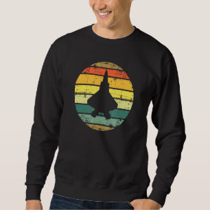 Sweatshirt Conception d'avion de chasse à réaction rapace de