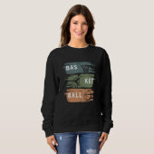 Sweatshirt Conception de basket cool avec 3 couleurs (Devant entier)