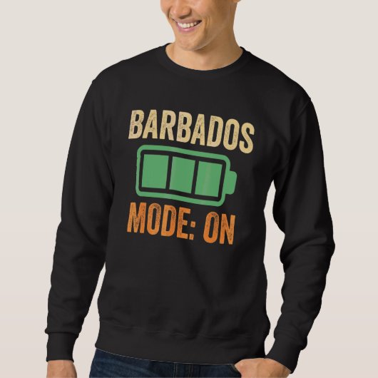 Sweatshirt Conception de batterie en mode Barbade (Devant)