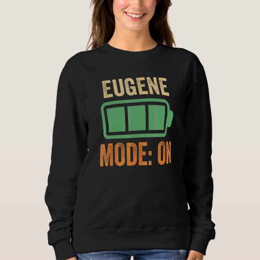 Sweatshirt Conception de batterie en mode Eugene (Devant)