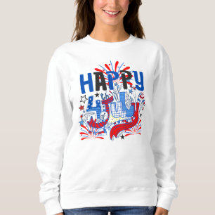 Sweatshirt Conception de célébration patriotique du 4 juillet
