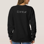 Sweatshirt Conception de cerf-volant aérodynamique | Plan mod (Dos)