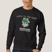 Sweatshirt Conception de cerveau drôle (Devant)