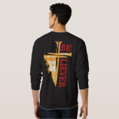 Sweatshirt Conception de clou de croix de Jésus – Puissant Ch (Dos entier)