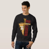 Sweatshirt Conception de clou de croix de Jésus – Puissant Ch (Devant entier)