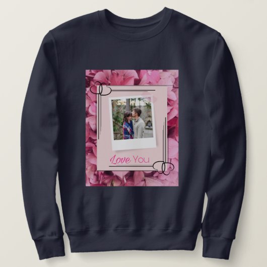 Sweatshirt Conception de couple amoureux (Design devant)