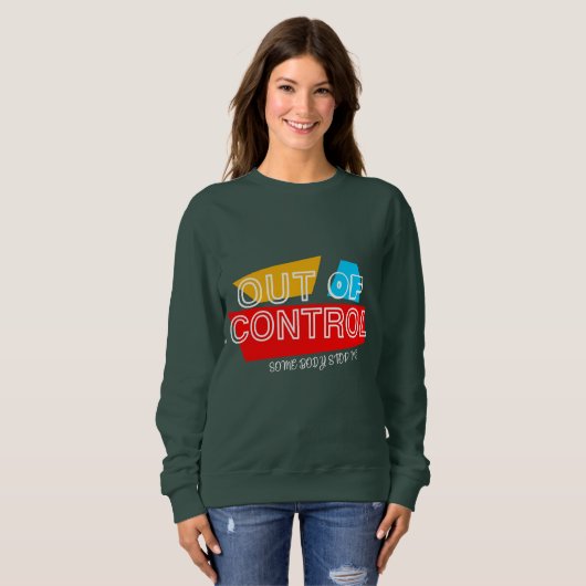 Sweatshirt Conception de design typographique audacieux - Hor (Devant entier)