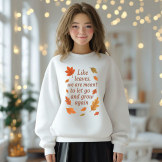 Sweatshirt Conception de devis d'automne inspirant -