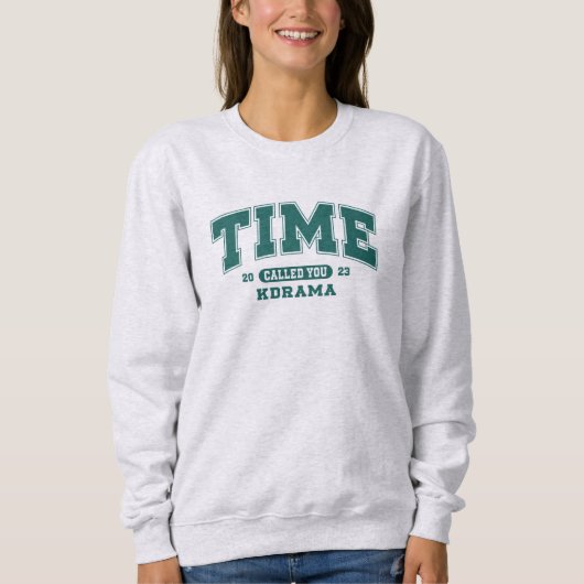 Sweatshirt Conception de fan art de style universitaire rétro (Devant)