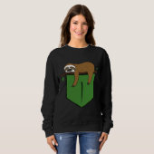 Sweatshirt Conception de fentes de poche (Devant entier)