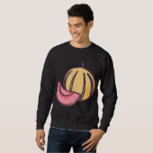 Sweatshirt Conception de fruits d'été Melon pour les fruits e (Devant entier)