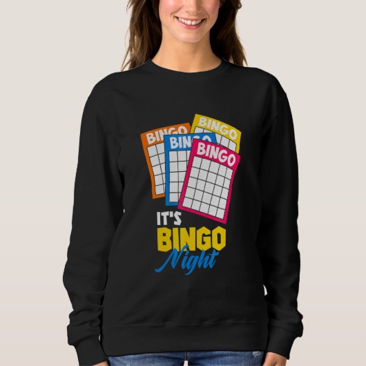 Sweatshirt Conception De Jeu De Carte De Bingo Pour Caller -  (Devant)
