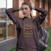 Sweatshirt Conception de la brise automnale et des feuilles a