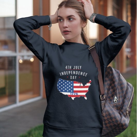 Sweatshirt Conception de la fête de l'indépendance du 4 juill