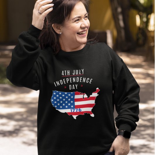 Sweatshirt Conception de la fête de l'indépendance du 4 juill