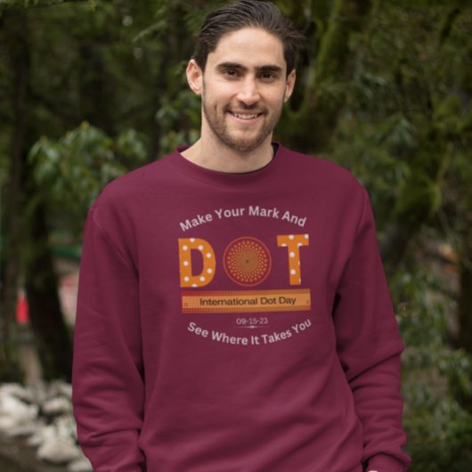 Sweatshirt Conception de la journée internationale des points