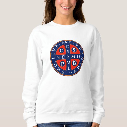 Sweatshirt Conception de la médaille St. Benedict (Devant)