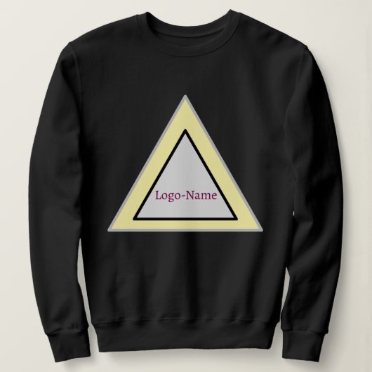 Sweatshirt Conception de logo triangle minimal (Design devant)