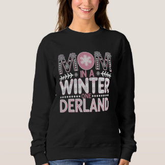 Sweatshirt Conception de Noël maman de pays des merveilles d'
