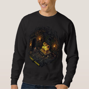 Sweatshirt Conception de Pixel Art de Donjon Fantastique avec