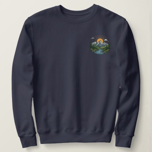 Sweatshirt Conception de plein air d'aventure naturelle (Design devant)