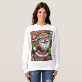 Sweatshirt Conception de pull moche Noël (Devant entier)
