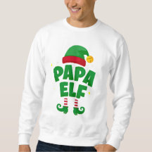 Conception de pyjama de Noël pour famille Papa Elf