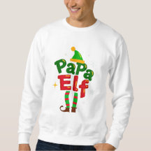 Conception de pyjama de Noël pour famille Papa Elf