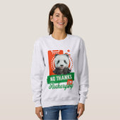 Sweatshirt Conception de recharge de batterie d'introverti pa (Devant entier)