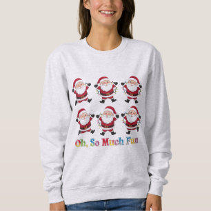 Sweatshirt Conception de Santa très amusante et festive & Con