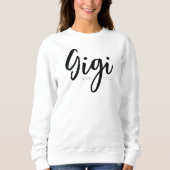 Sweatshirt Conception de script doux Gigi année EST Cozy (Devant)