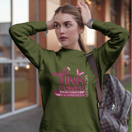 Sweatshirt Conception de sensibilisation au cancer du sein ro