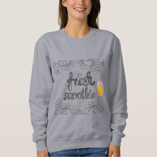 Sweatshirt Conception de smoothie frais pour femmes Ginaodu